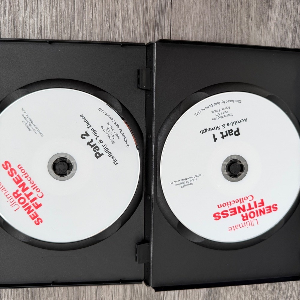 Ultimate Senior Fitness Collection 2 DVD Set Yoga Pilates Aerobics Exercise - Picture 6 of 6